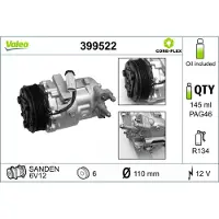 Valeo Kompressor för luftkonditionering 399522