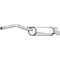 Bosal Ljuddämpare 233-087