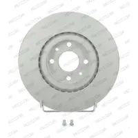 FERODO Bromsskivor DDF252C fram, ventilerad, 2 Stycke