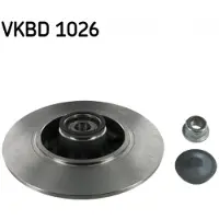 Skf Bromsskiva VKBD 1026 bak, full, 1 Stycke