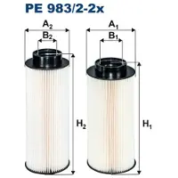 FILTRON Bränslefilter PE983/2-2x