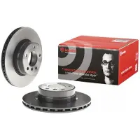 Brembo Bromsskiva 09C89411 fram, ventilerad, höggradigt förkolnad, 1 Stycke