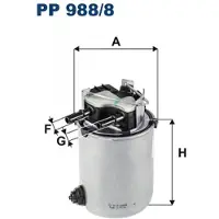 FILTRON Bränslefilter PP 988/8