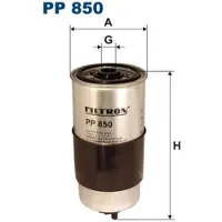 FILTRON Bränslefilter PP850