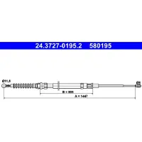 Ate Handbromsvajer 24.3727-0195.2