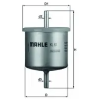 Knecht Bränslefilter KL 61