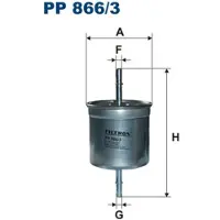FILTRON Bränslefilter PP866/3
