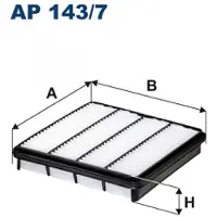 FILTRON Luftfilter AP143/7
