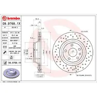 Brembo Bromsskiva XTRA LINE 09.9768.1X, 1 Stycke