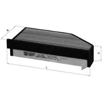 MAHLE ORIGINAL Lx1710 Luftfilter