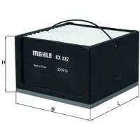 MAHLE ORIGINAL Bränslefilter KX 332