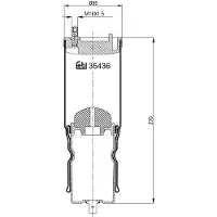 FEBI BILSTEIN Luftfjäder, hyttfjädring 35436