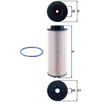 MAHLE ORIGINAL Bränslefilter KX262D