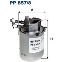 FILTRON Bränslefilter PP 857/8