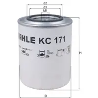 MAHLE ORIGINAL Bränslefilter KC 171