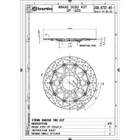 Brembo 208973745 320 Mm Bromsskiva