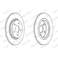 FERODO Bromsskiva DDF1755C, 2 Stycke