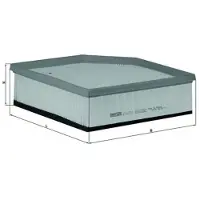 Knecht Luftfilter LX 1607/1
