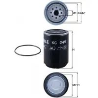 MAHLE ORIGINAL Bränslefilter KC 249D