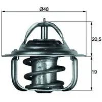 MAHLE ORIGINAL Termostat, kylvätska TX 5 88D