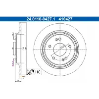 Ate Bromsskiva 24.0110-0427.1, 1 Stycke