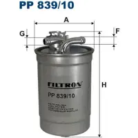 FILTRON Bränslefilter PP839/10