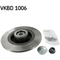 Skf Bromsskiva VKBD 1006 bak, full, 1 Stycke
