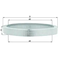 MAGNETI MARELLI Luftfilter LX 61