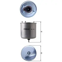 MAHLE ORIGINAL Bränslefilter KL 788