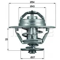 MAHLE ORIGINAL Termostat, kylvätska TX 93 74D