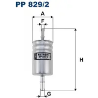 FILTRON Bränslefilter PP 829/2