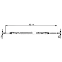 Bosch Handbromsvajer 1 987 482 636