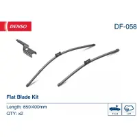 Denso Torkarblad Flat Blades DF-058, 650/400mm, Front, 2 Stycke
