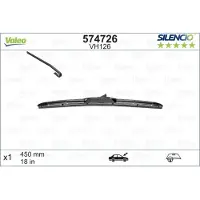 Valeo Torkarblad Silencio Hybrid VH126, 450mm, Front, 1 Stycke