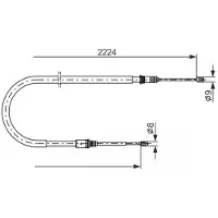 Bosch Handbromsvajer 1 987 482 303