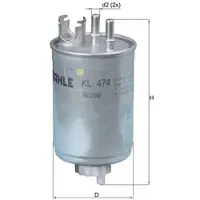 MAHLE ORIGINAL Bränslefilter KL 474