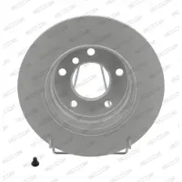 FERODO Bromsskivor DDF1303C bak, full, 2 Stycke