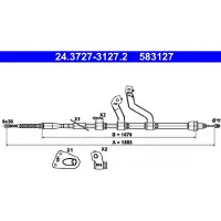 Ate Handbromsvajer 24.3727-3127.2