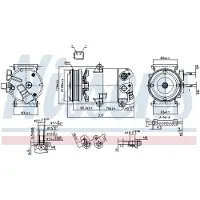 Nissens Kompressor för luftkonditionering 890588