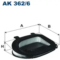 FILTRON Luftfilter AK362/6