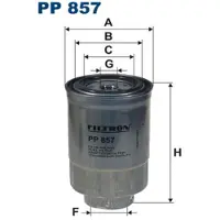 FILTRON Bränslefilter PP857