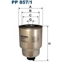 FILTRON Bränslefilter PP857/1