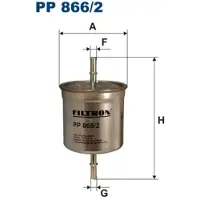 FILTRON Bränslefilter PP866/2