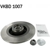 Skf Bromsskiva VKBD 1007 bak, full, 1 Stycke