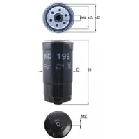 Knecht Bränslefilter KC 199