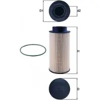 MAHLE ORIGINAL Bränslefilter KX 182D