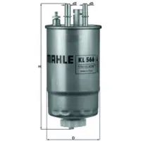 MAHLE ORIGINAL Bränslefilter KL 566