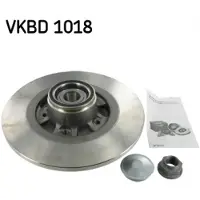 Skf Bromsskiva VKBD 1018 bak, full, 1 Stycke