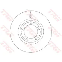 TRW Bromsskiva DF6712 fram, ventilerad, 1 Stycke