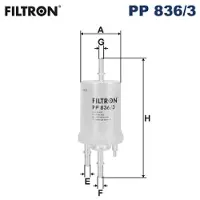 FILTRON Bränslefilter PP836/3